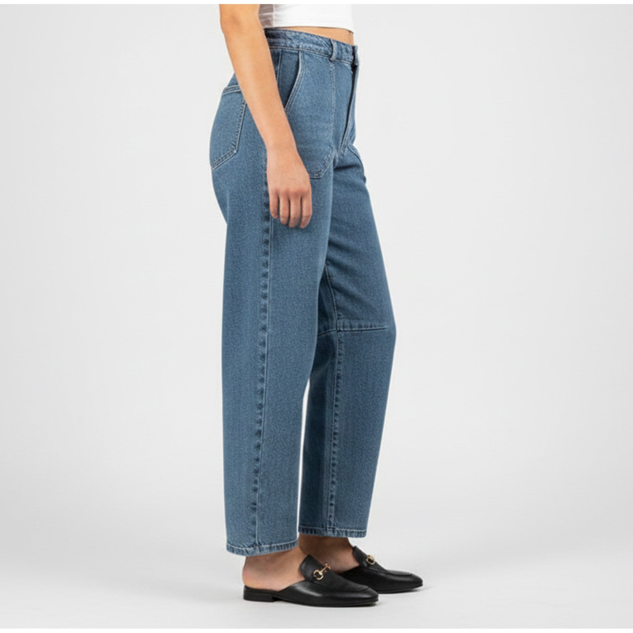 AUSTIN: Barrel Leg Waist Sculpting Jeans with Better Butt™ Lift