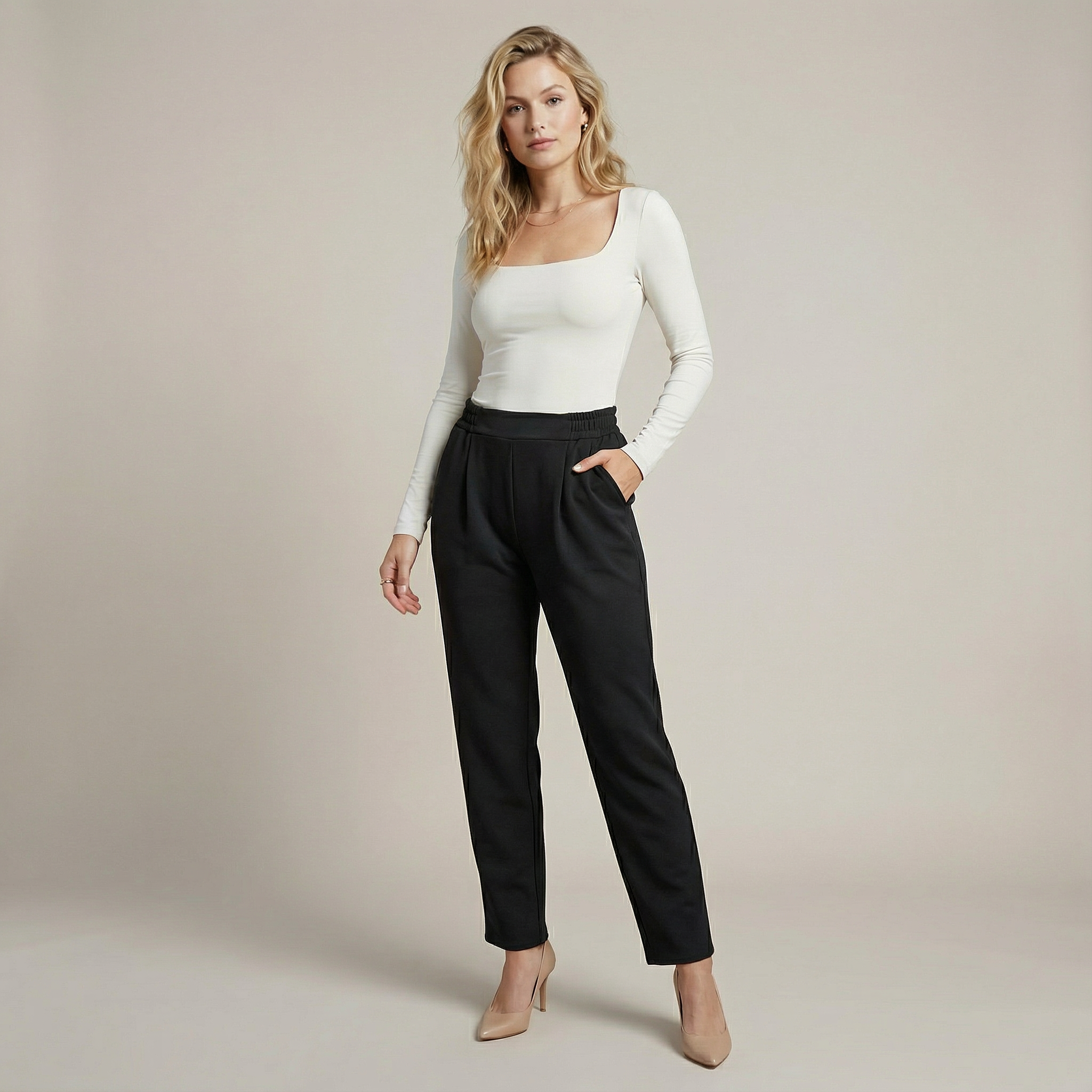 BROOKLYN: Tapered Waist Sculpting Pant with Better Butt™ Lift