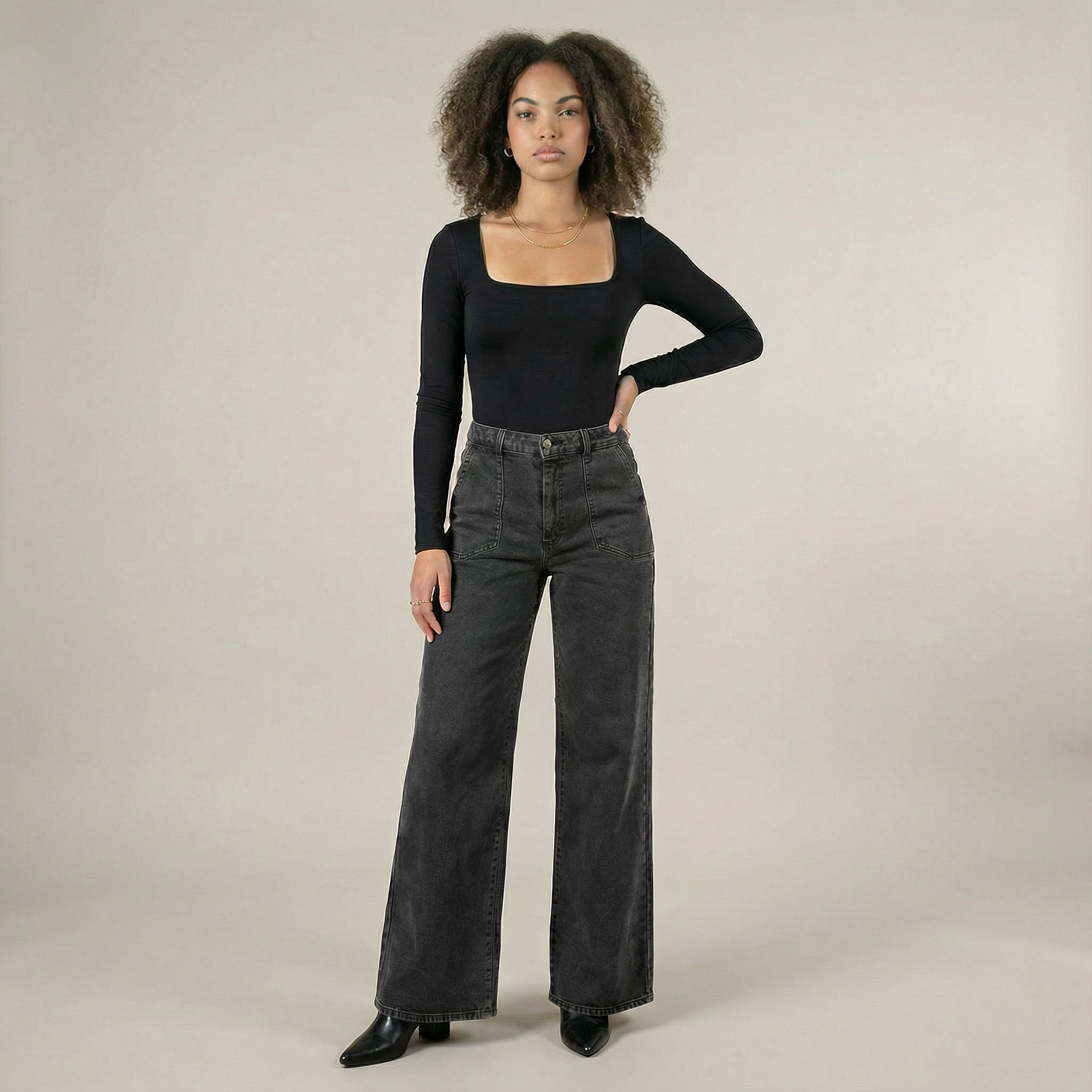 MORRISON: Wide Leg Waist Sculpting Jean with Better Butt™ Lift