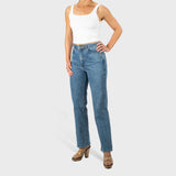 VENICE: Classic Straight Leg Waist Sculpting Jeans with Better Butt™ Lift